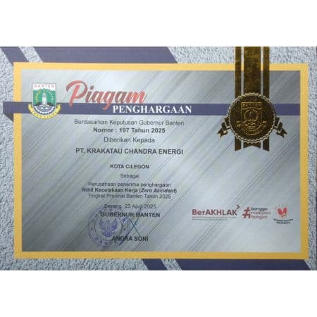 Image for Penghargaan Nihil Kecelakaan Kerja (Zero Accident Award) Image for Penghargaan Nihil Kecelakaan Kerja (Zero Accident Award)