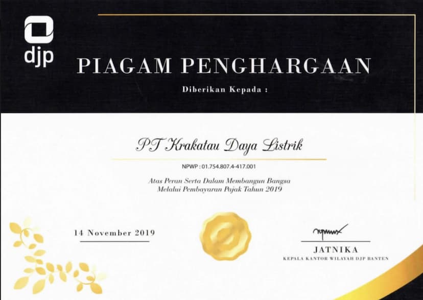 Image for Penghargaan Pembayaran Pajak Tahunan Image for Penghargaan Pembayaran Pajak Tahunan